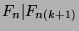 $F_n\vert F_{n(k+1)}$