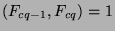 $(F_{cq-1},F_{cq})=1$