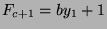 $F_{c+1}=by_1 +1$