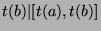 $t(b)\vert[t(a),t(b)]$