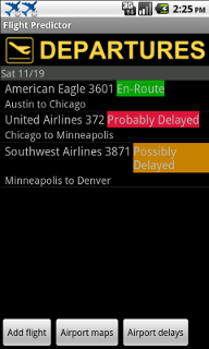 List of flights