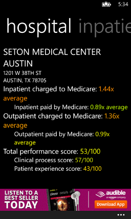 Hospital details