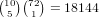 (10)(72) = 18144
 5   1  